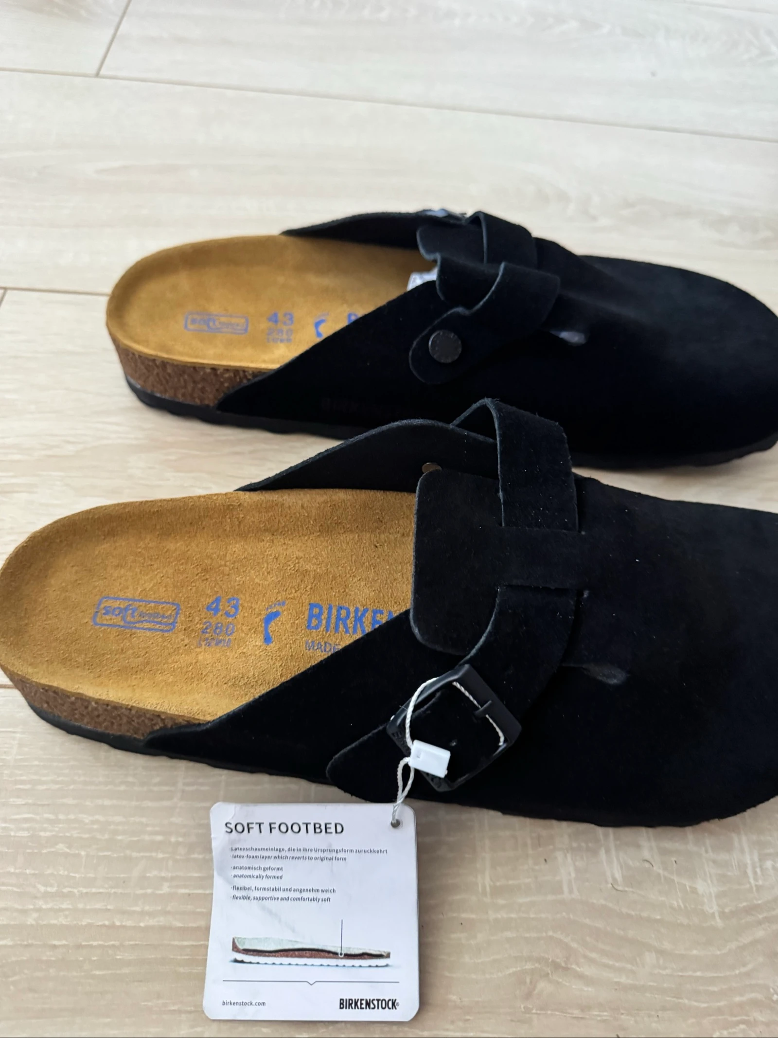 Birkenstock Boston Zwart Leer Maat 43 NIEUW – photo 6